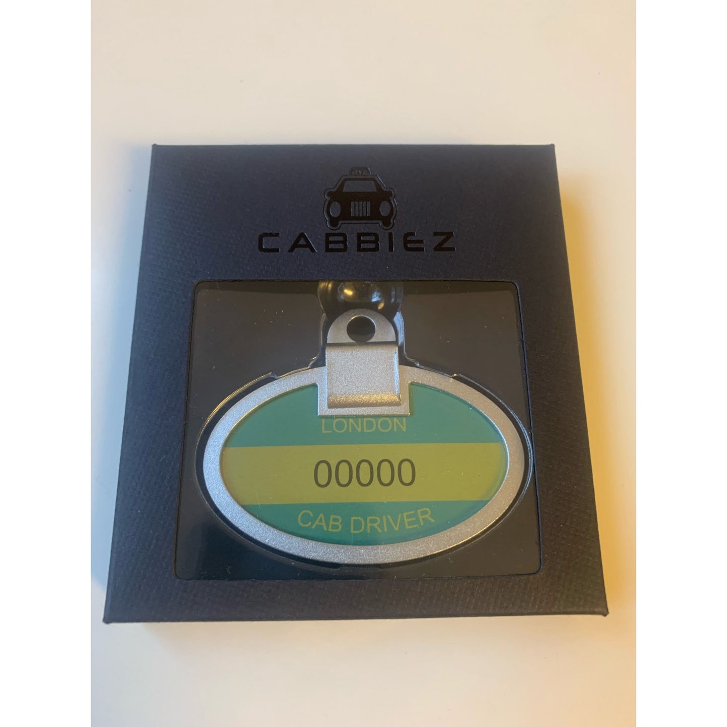 CABBIEZ BADGE HOLDER SILVER