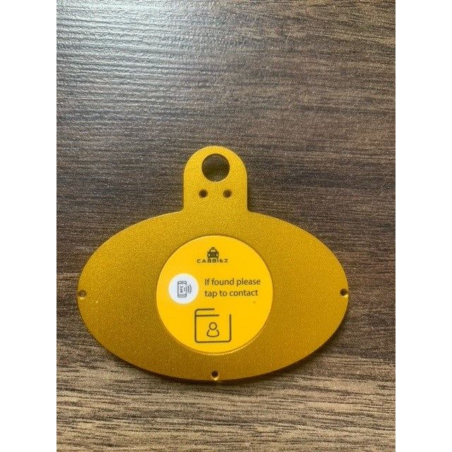 CABBIEZ BADGE HOLDER BACKPLATE + NFC TAG