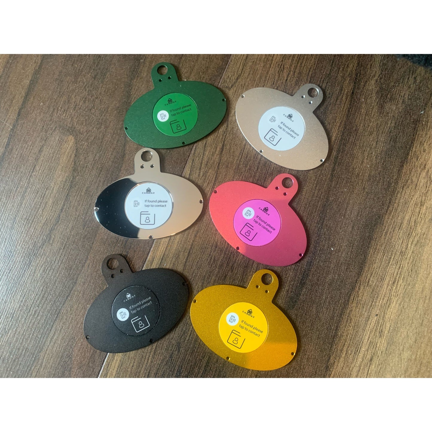 CABBIEZ BADGE HOLDER BACKPLATE + NFC TAG