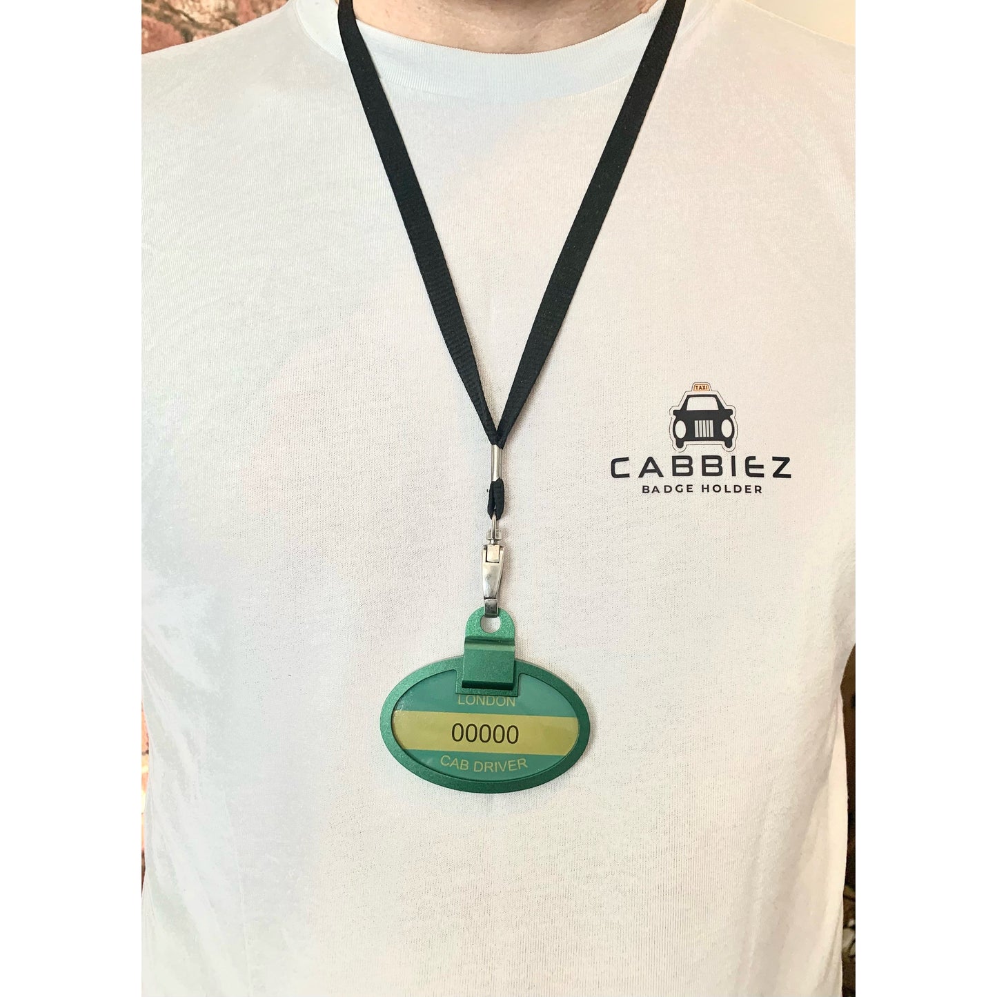 CABBIEZ BADGE HOLDER GREEN