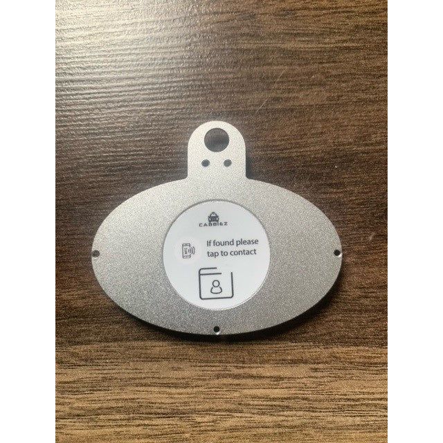 CABBIEZ BADGE HOLDER BACKPLATE + NFC TAG